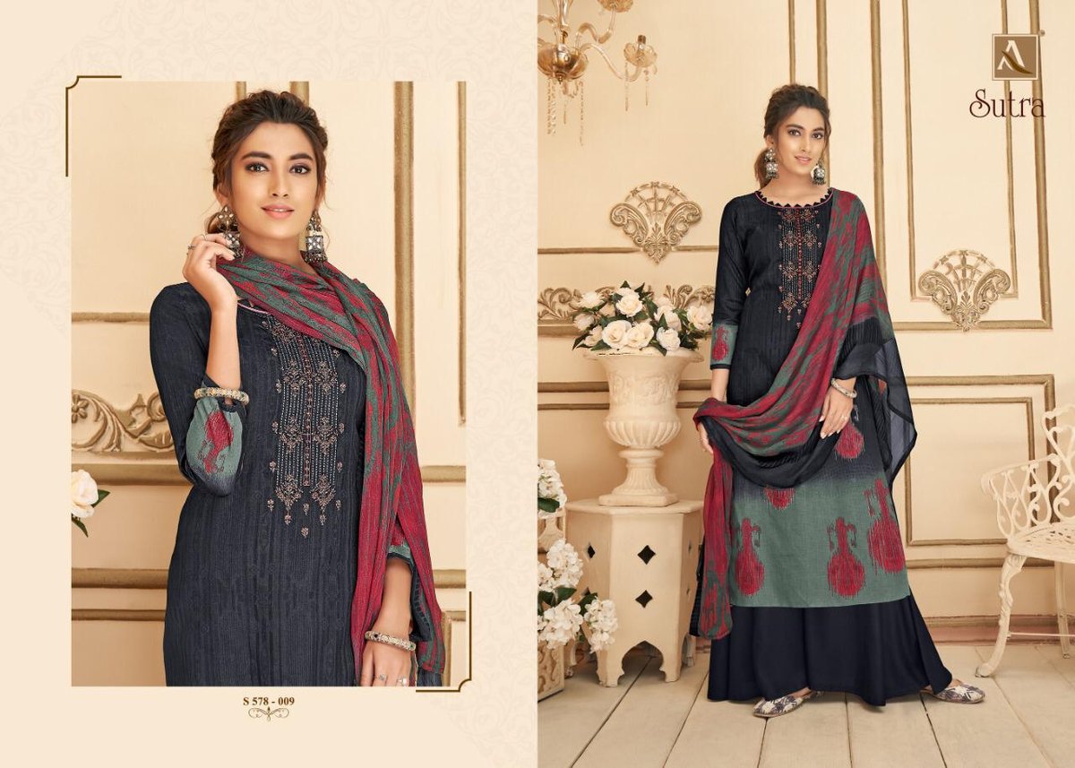 Alok Suits Sutra 578-001 to 578-010 Series 9