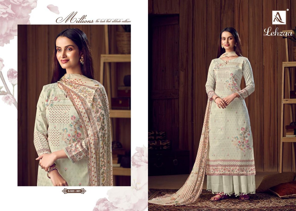 Alok Suits Lehzaa 523-001-523-008 Series 1