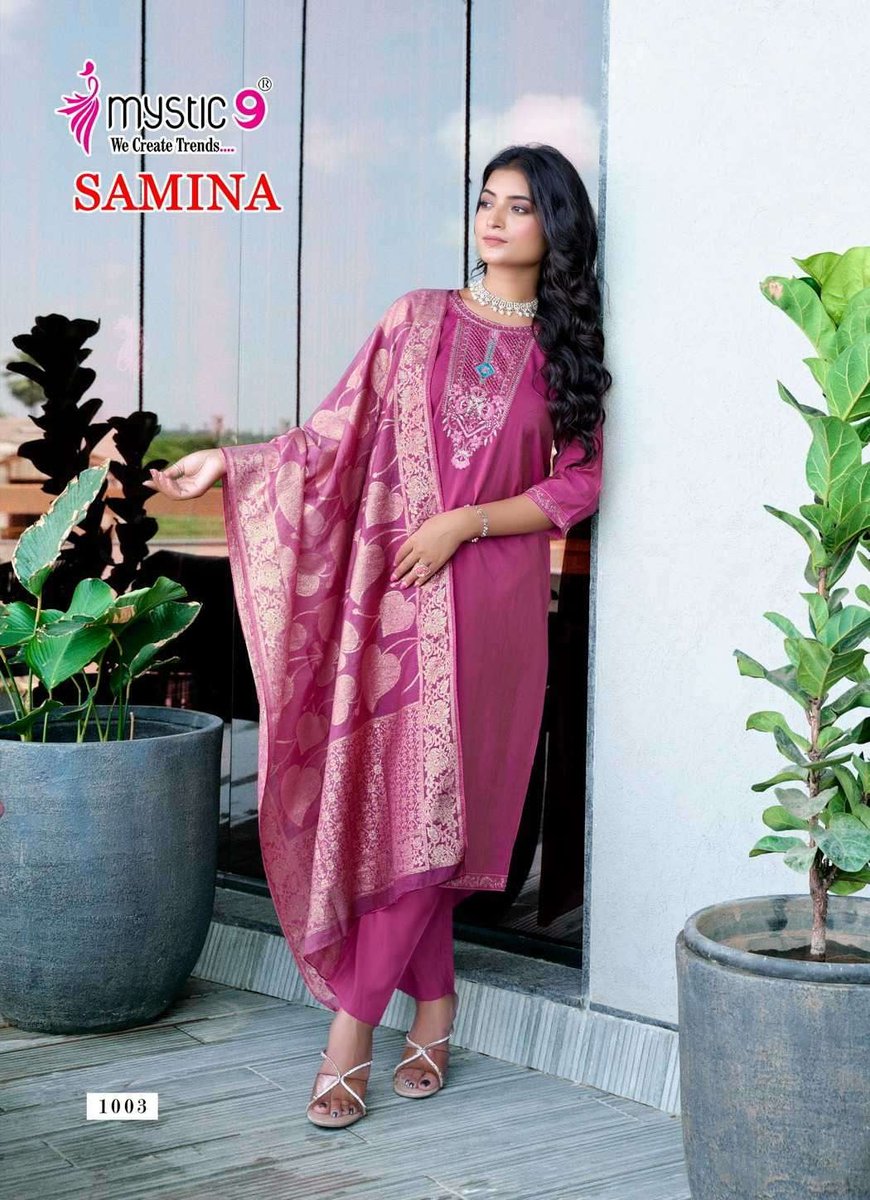 MYSTIC 9 SAMINA VOL-1 ROMAN SILK 1001-1008 SERIES 5
