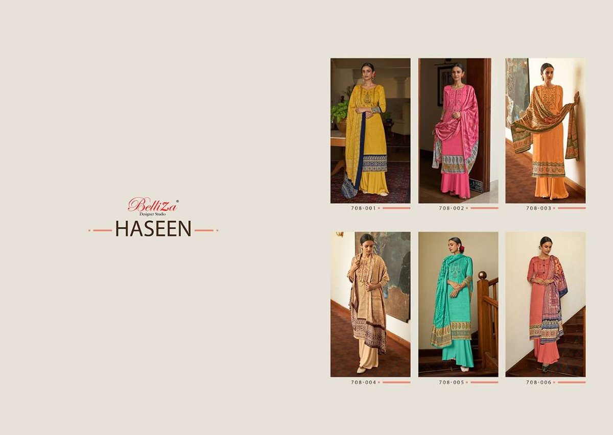 Belliza Designer Haseen 708-001-708-006 Series 7