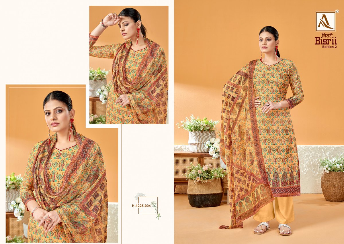 Alok Suit Bisrii Vol-2 1226-001 to 1226-008 Series 4
