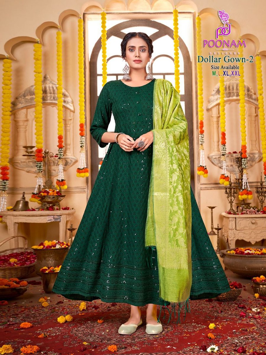 Poonam Designer Dollar Gown Vol-2 1001-1008 Series 4