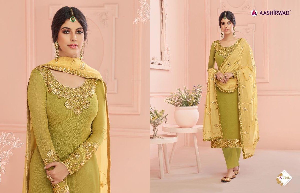 Aashirwad Creation Gulkand Mehar 7203-7208 Series 6