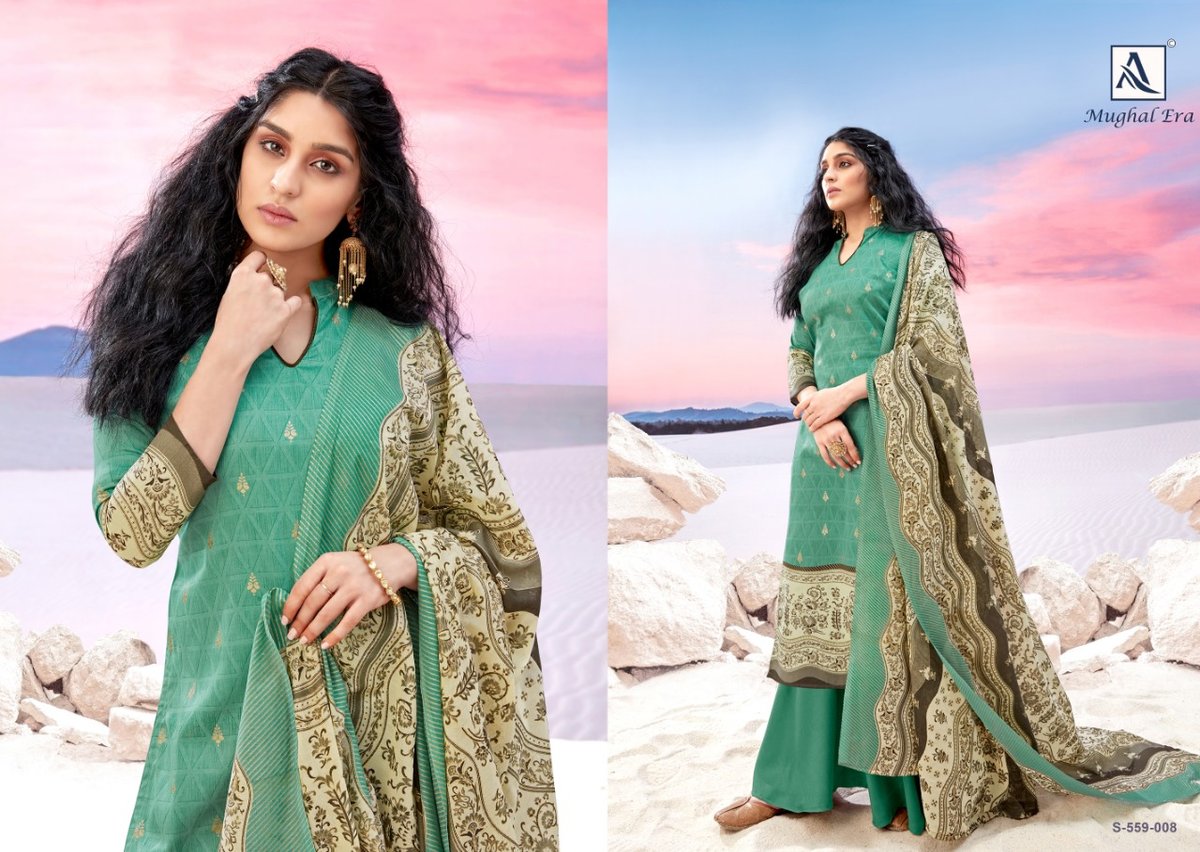 Alok Suits Mughal Era 559-001 to 599-010 Series 8