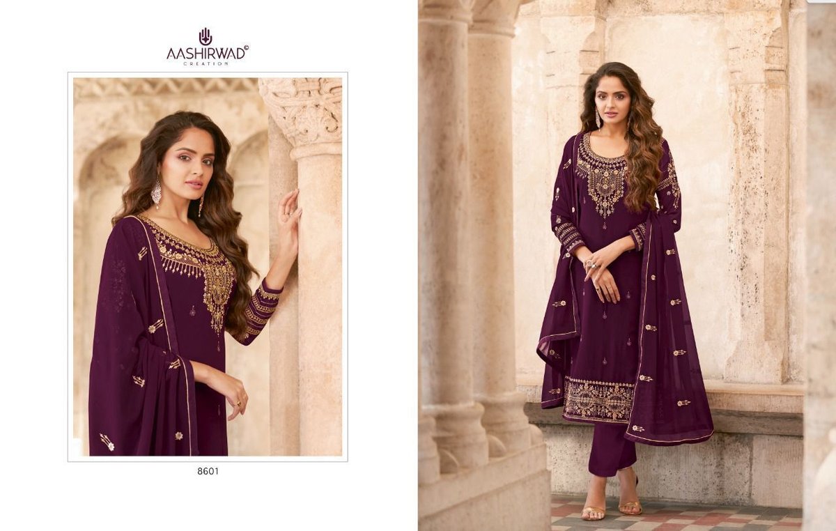 Aashirwad Creation Saarya 8598-8603 Series 4
