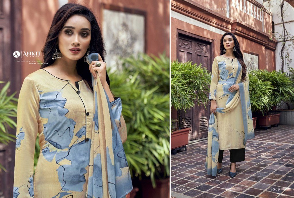 Ankit Fashion Abstract Flow 9007-9012 Series 3