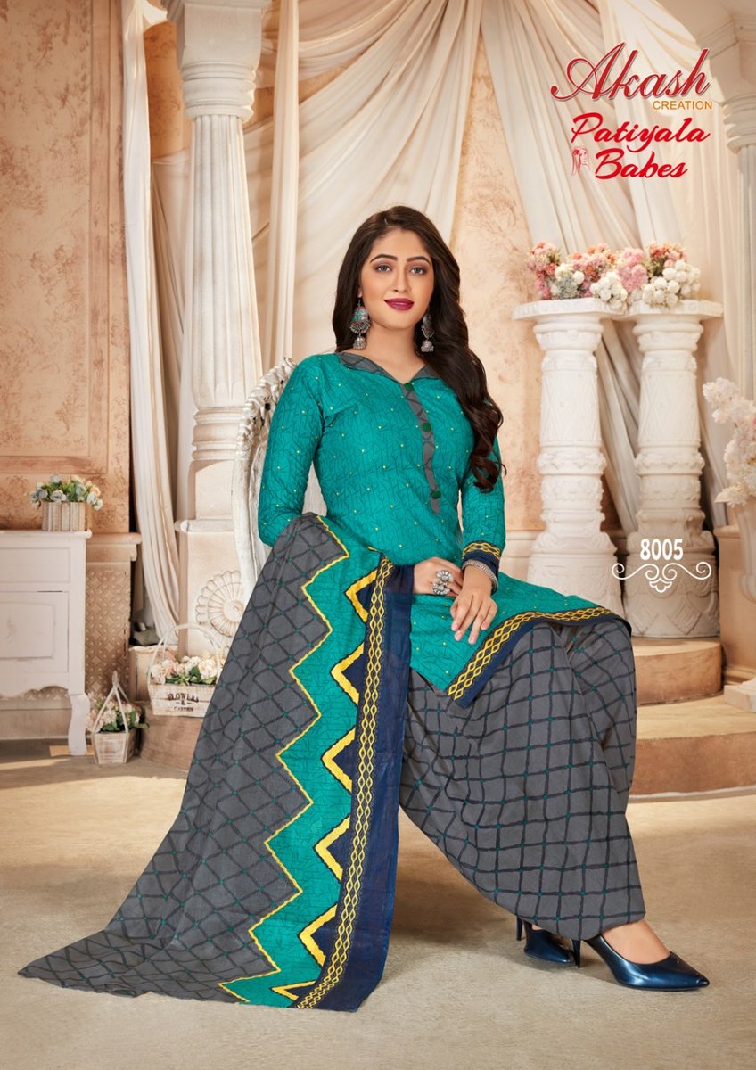 Akash Creation Patiyala Babes Vol-8 8001-8010 Series 5