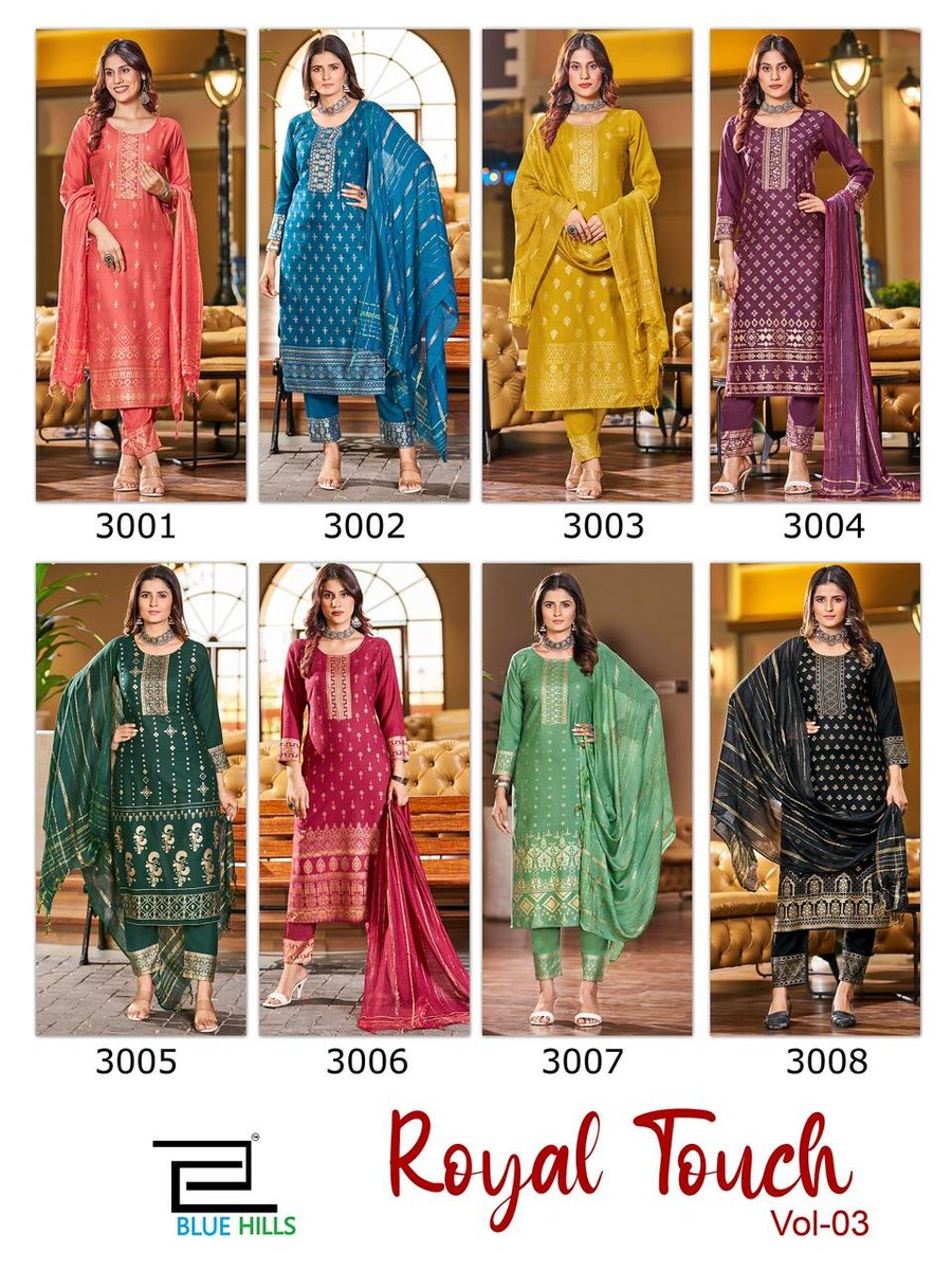Blue Hills Royal Touch Vol-3 3001-3008 Series 9