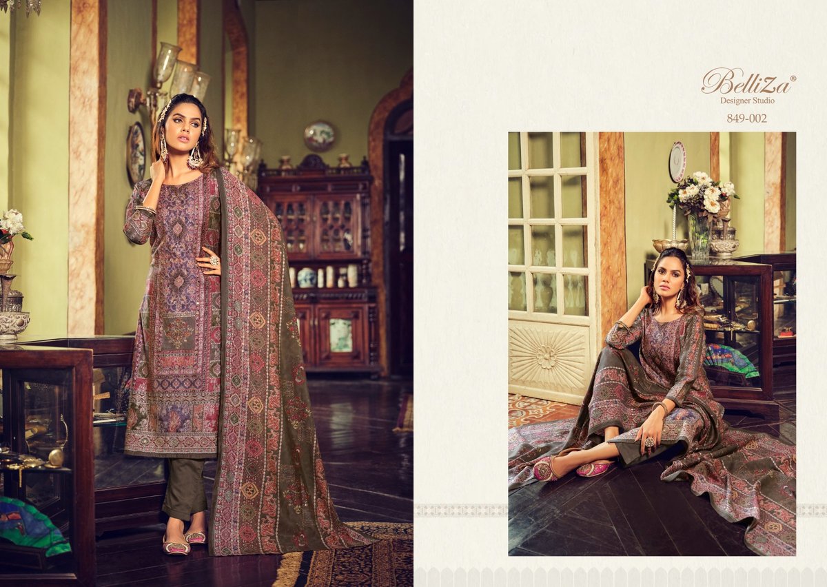 Belliza Designer Sajda 849-001 to 849-008 Series 2