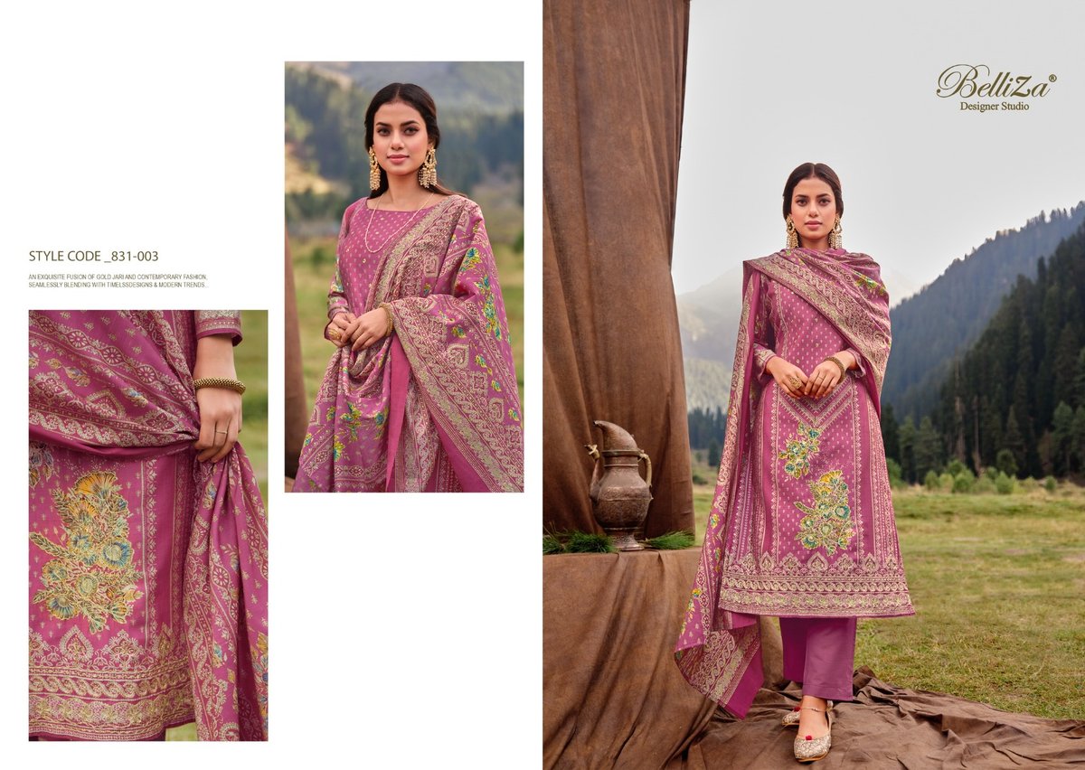 Belliza Designer Khwaab 831-001 to 831-008 Series 3