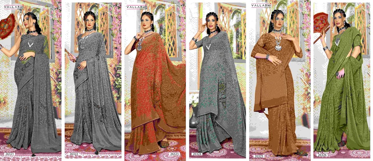 VALLABHI PRINTS AARINI 26321 TO 26326 7