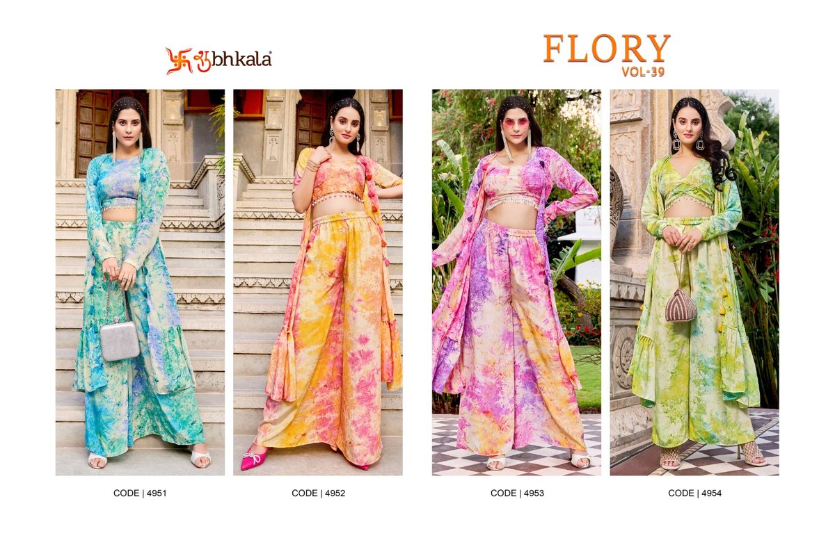 SHUBHKALA FLORY VOL-39 4951 TO 4954 5