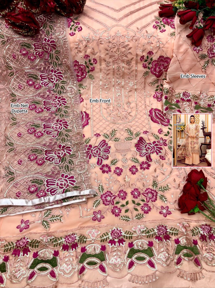 Alif Fashion A-42 to A-43 Design 4