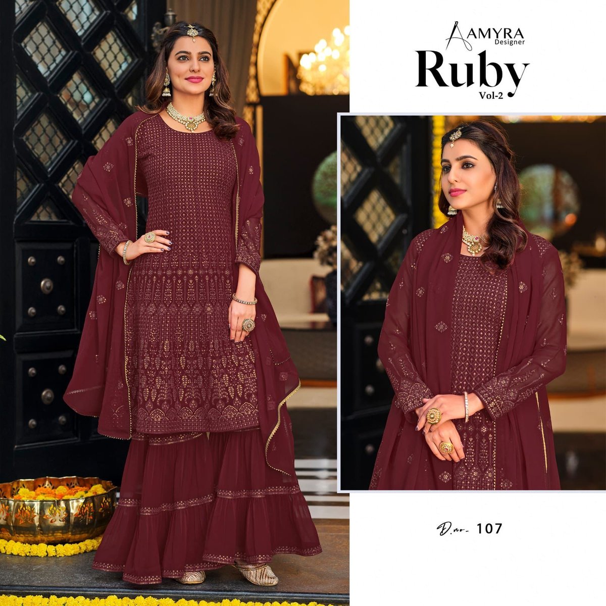Aamyra Designer Ruby Vol-2 106-109 Series 2