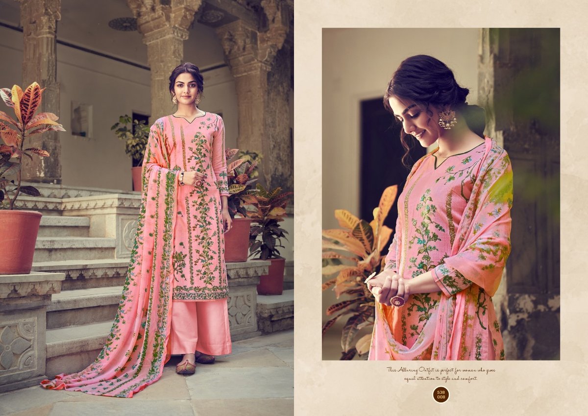 Belliza Designer Nazia 538-001 to 538-010 Series 8