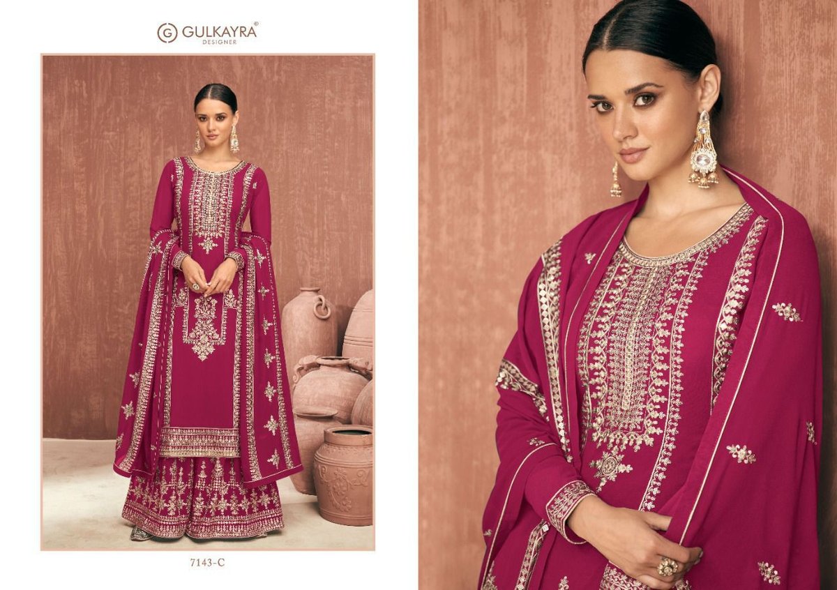 Gulkayra Designer Royal Gold 7143 Colors 3