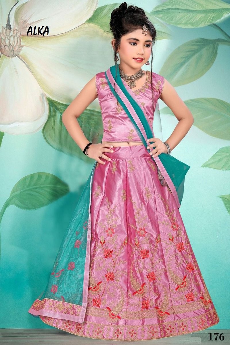 Alka Kidswear Lehenga Vol-17 175-178 Series 3