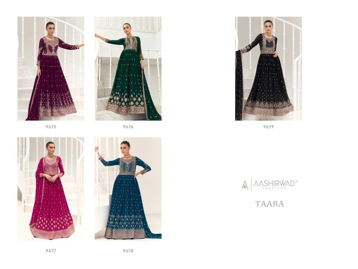 Aashirwad Creation 9675-9679 Series 6