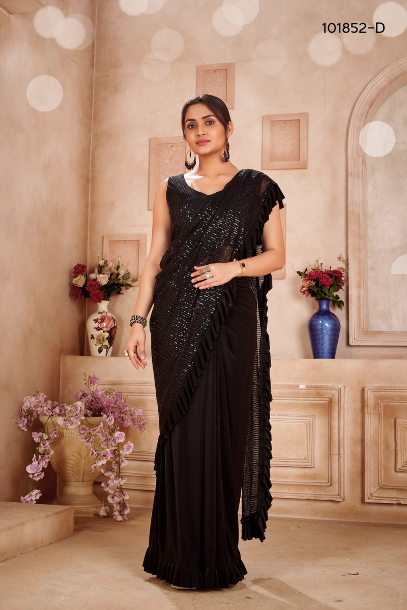 Aamoha Trendz Ready To Wear Designer Saree 101852 Colors 4