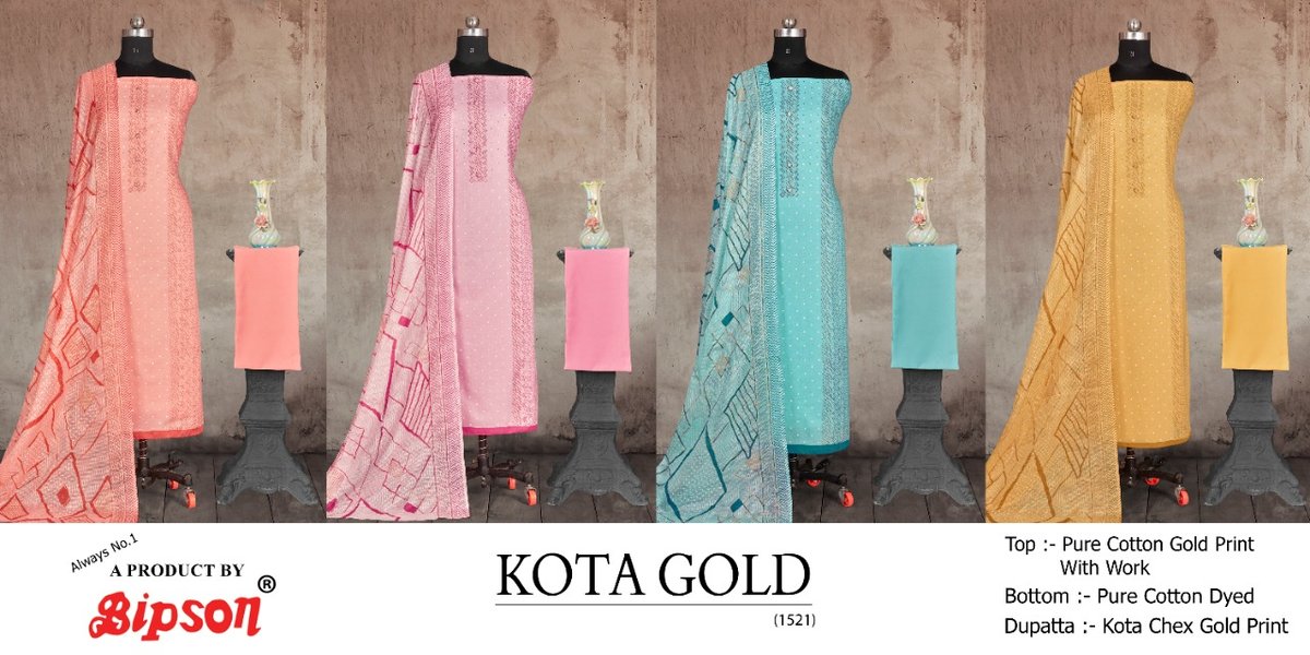 Bipson Prints Kota Gold 1521 Colors 5