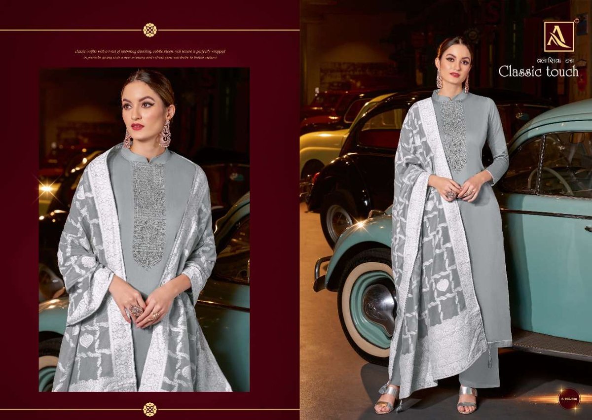 Alok Suit Classic Touch 996-001 to 996-008 Series 8