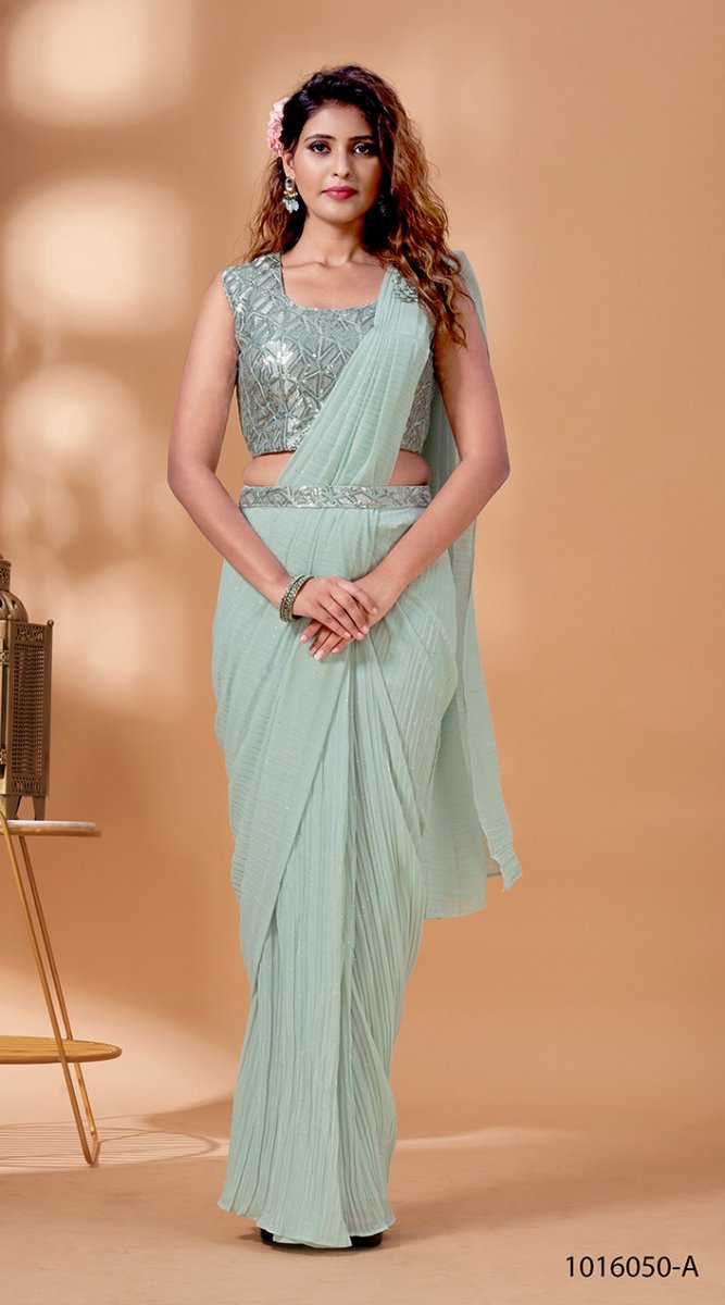Aamoha Trendz Ready To Wear Designer Saree 1016050 Colors 1