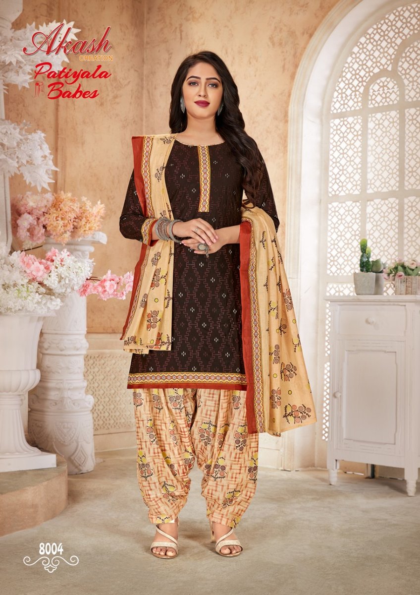 Akash Creation Patiyala Babes Vol-8 8001-8010 Series 4
