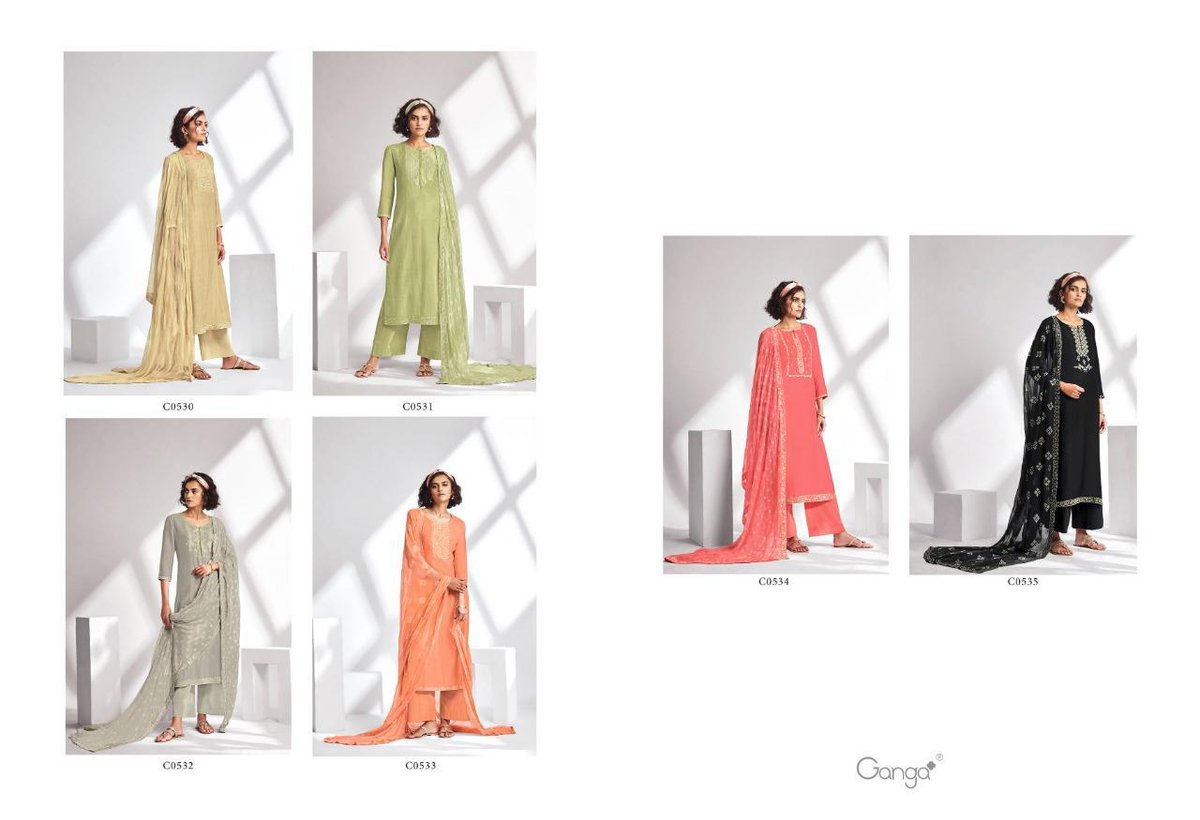 Ganga Threads 530-535 Series 7