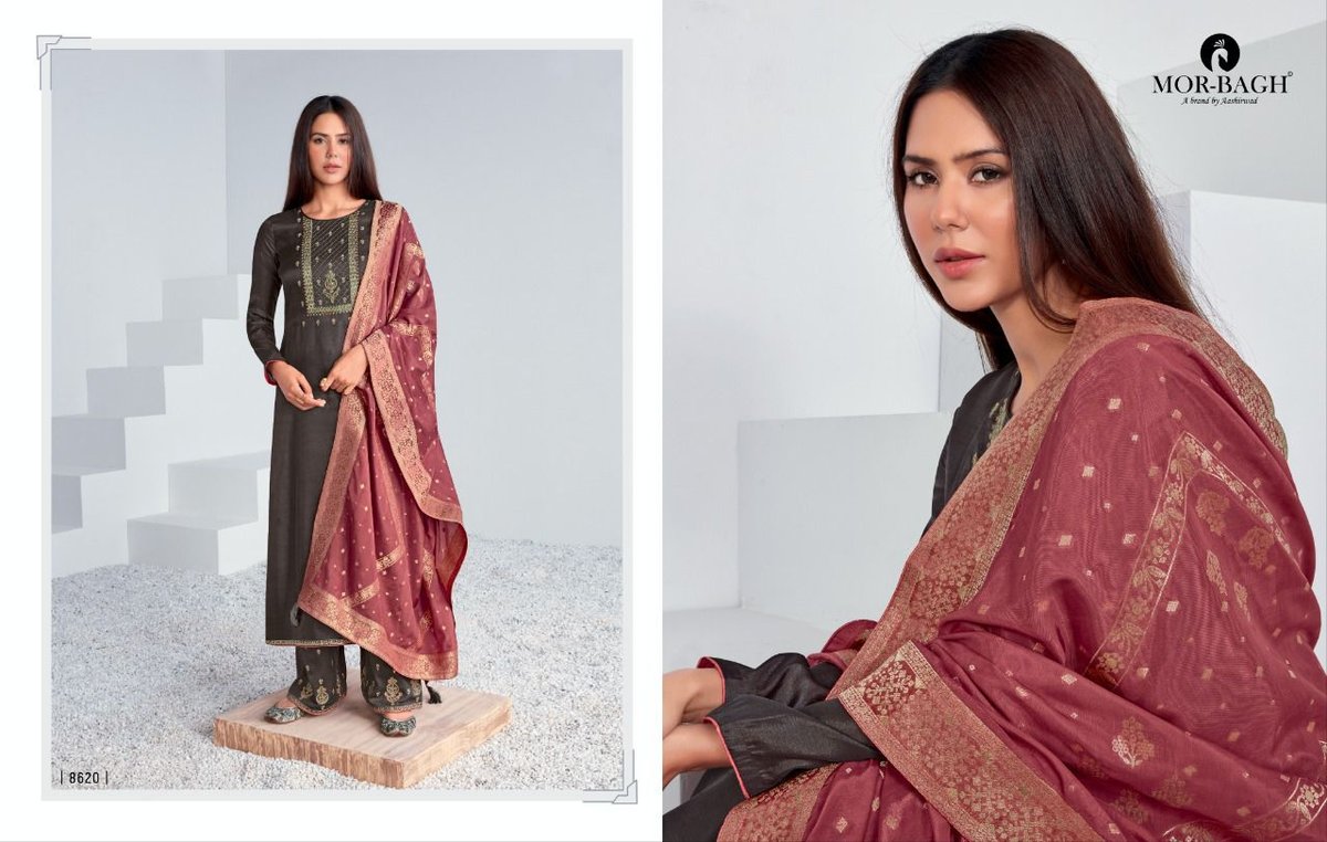 Aashirwad Creation Mor Bagh Chitarkari 8620-8625 Series 1
