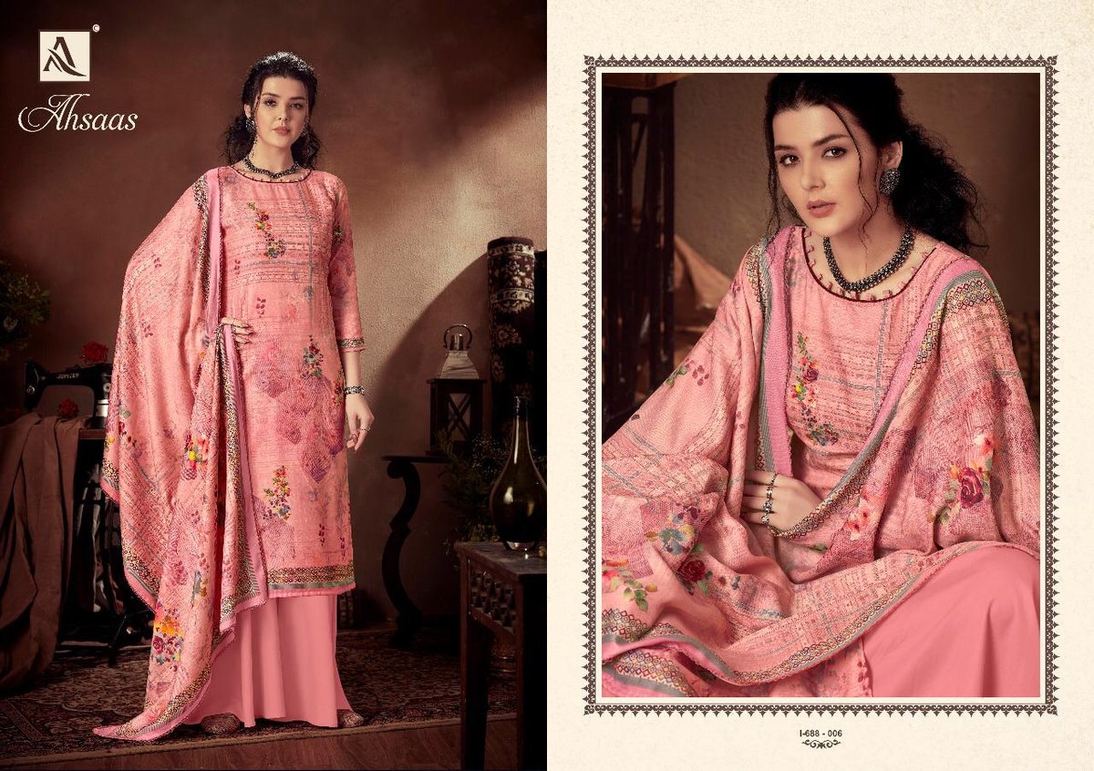 Alok Suits Ahsaas 688-001 to 688-010 Series 6