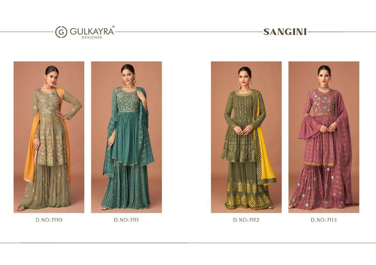 Gulkayra Designer Sangini 7110-7113 Series 5