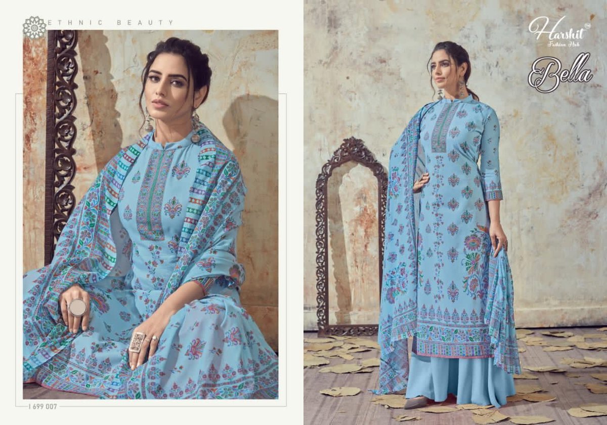 Harshit Fashion Bella 1699-001 to 1699-010 Series 7