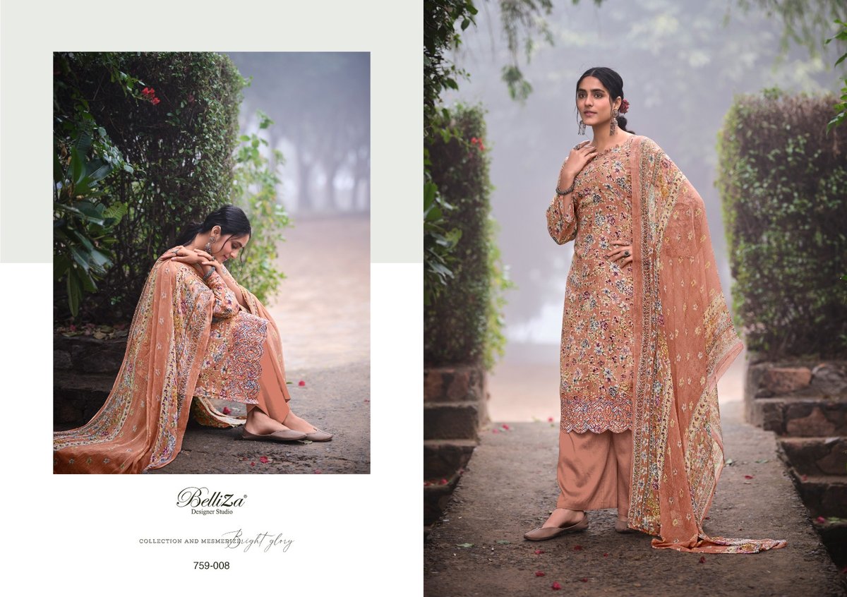 Belliza Designer Seerat 759-001 to 759-010 Series 8