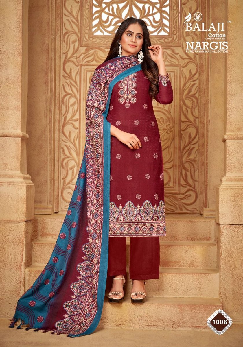 Balaji Cotton Nargis 1001-1008 Series 6