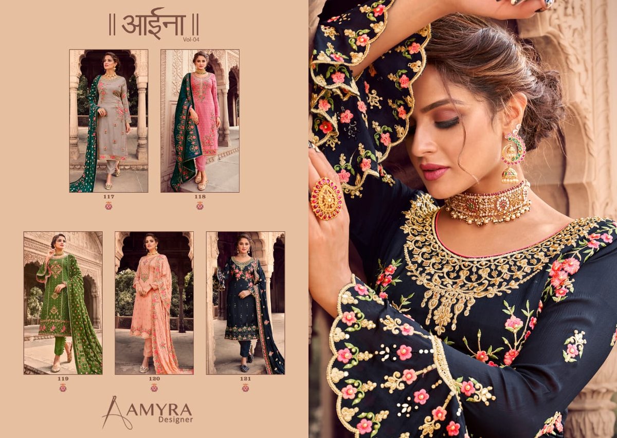 Amyra Designer Aaina Vol-4 117-121 Series 6