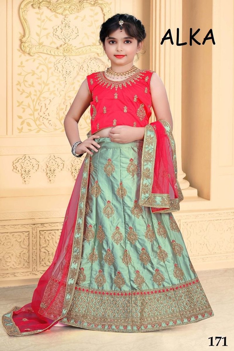 Alka Kidswear Lehenga 171-174 Series 1