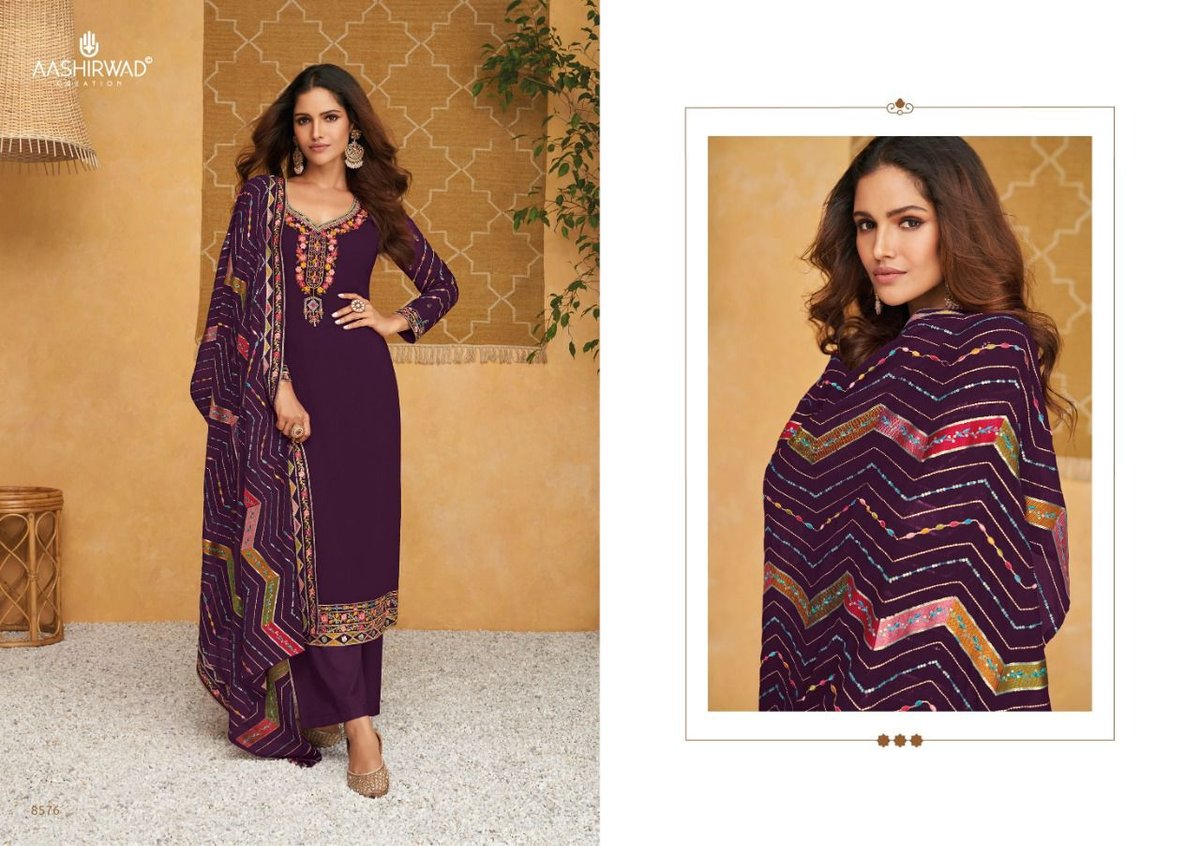 Aashirwad Creation Simran 8575-8580 Series 2