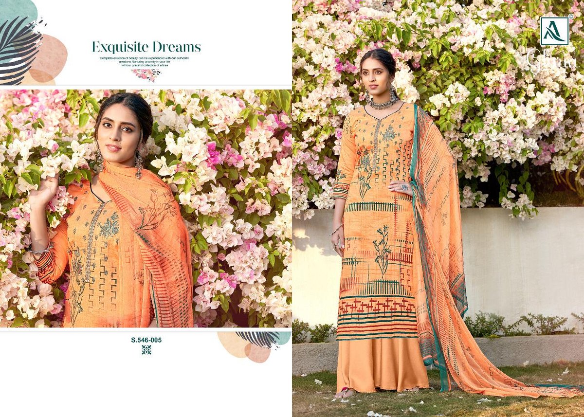 Alok Suits Gloria 546-001 to 546-008 Series 5