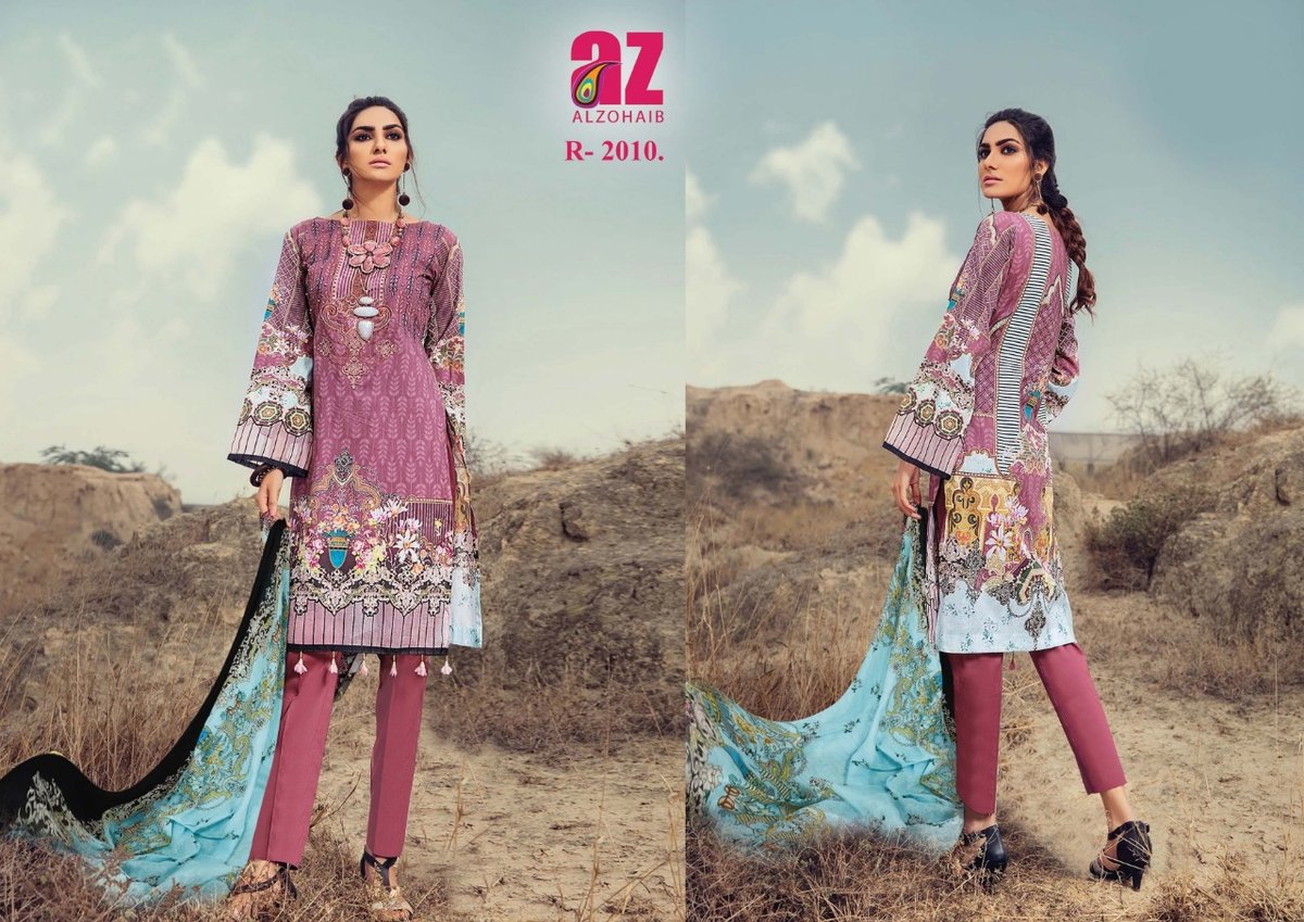 AZ AL Zohaib Roohi Lawn Collection 2001-2010 Series 10