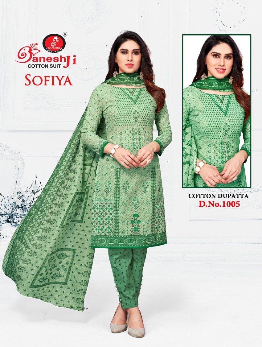 Ganeshji Cotton Suits Sofiya Vol-1 1001-1008 Series 5