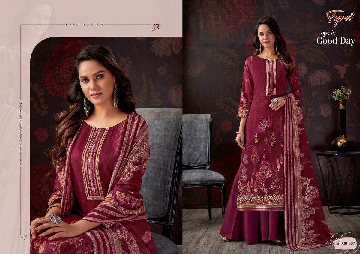 Alok Suit Fyra Good Day 929-001 to 929-010 Series 7