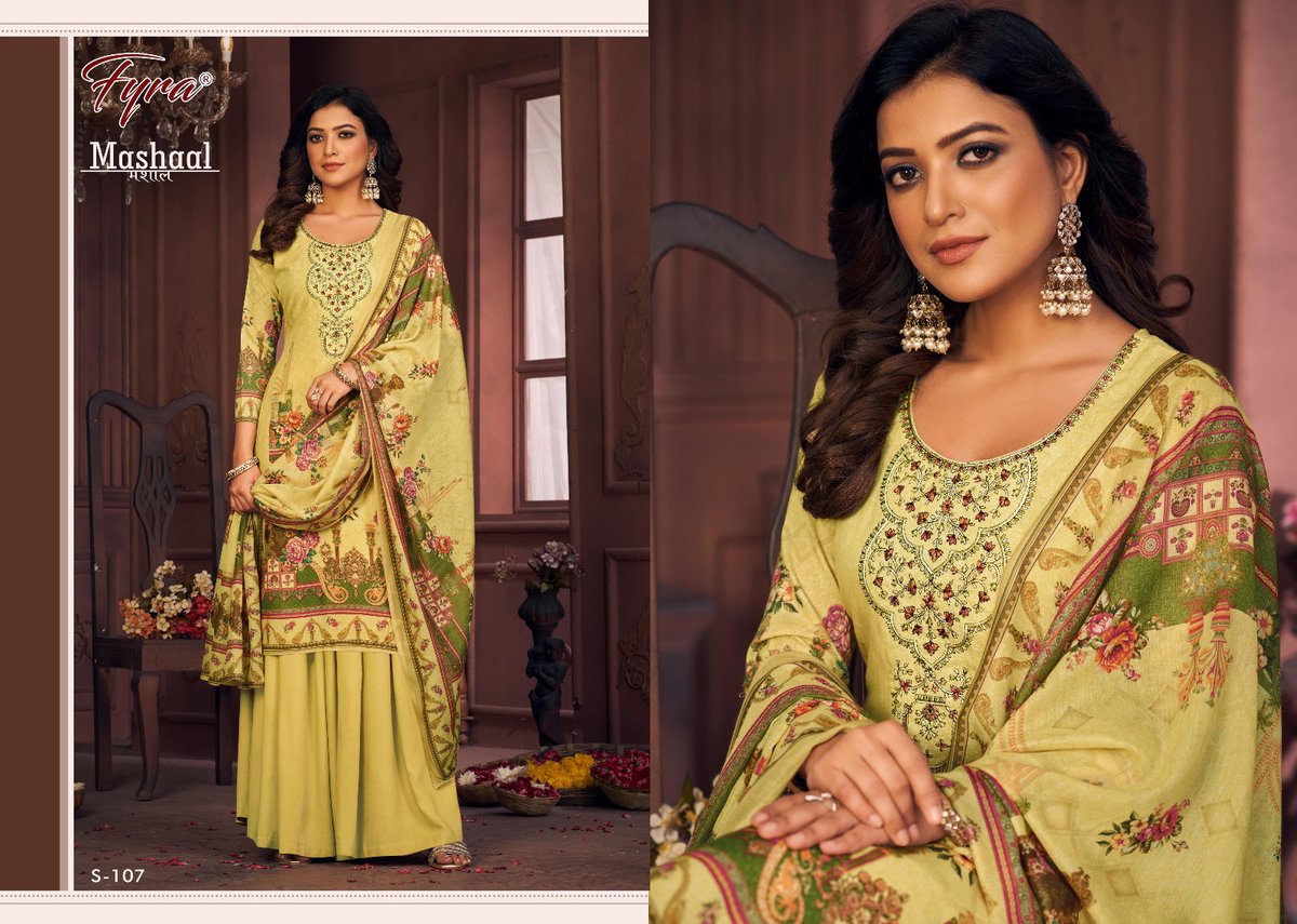 Alok Suit Fyra Mashaal S-101 to S-108 Series 7