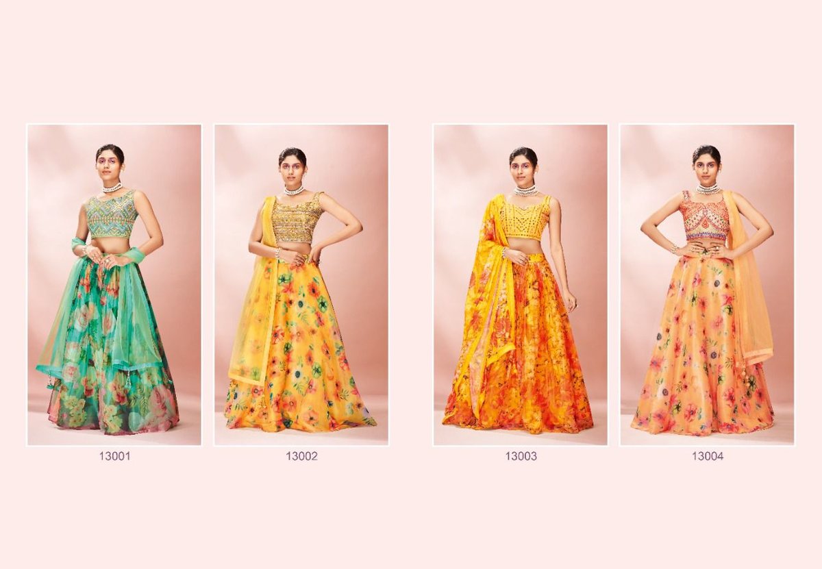 Arya Design Floral Vol-5 13001-13004 Series 5