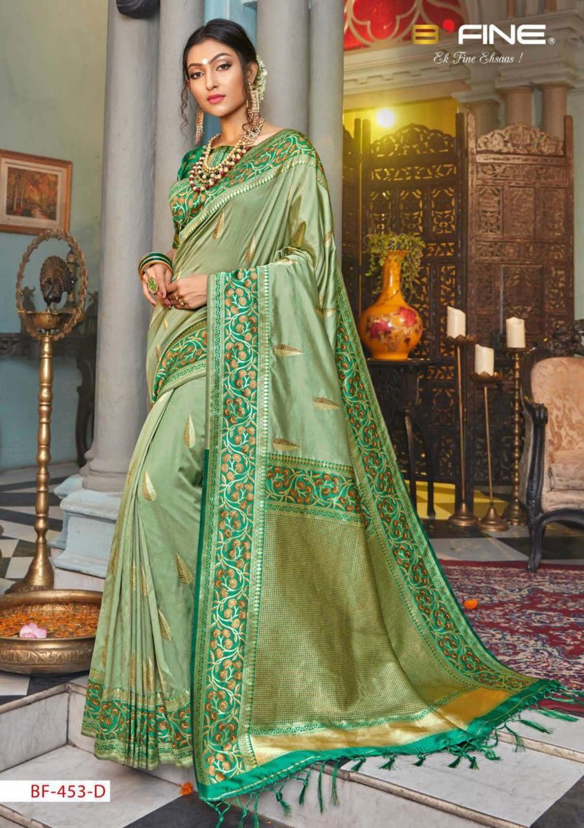 B'Fine Saree Roohani 453 Colors 4