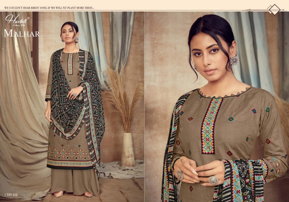 Harshit Fashion Malhar 1709-001 to 1709-010 Series 10