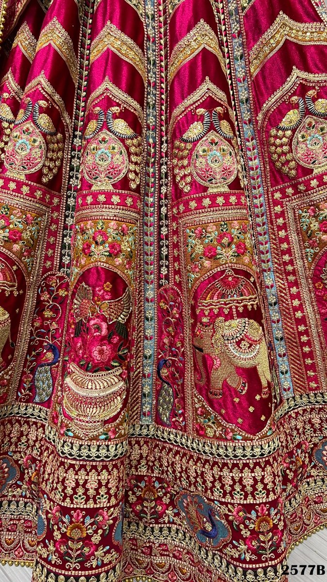Anjani Art Bridal Lehenga Choli 2577 Colors 9