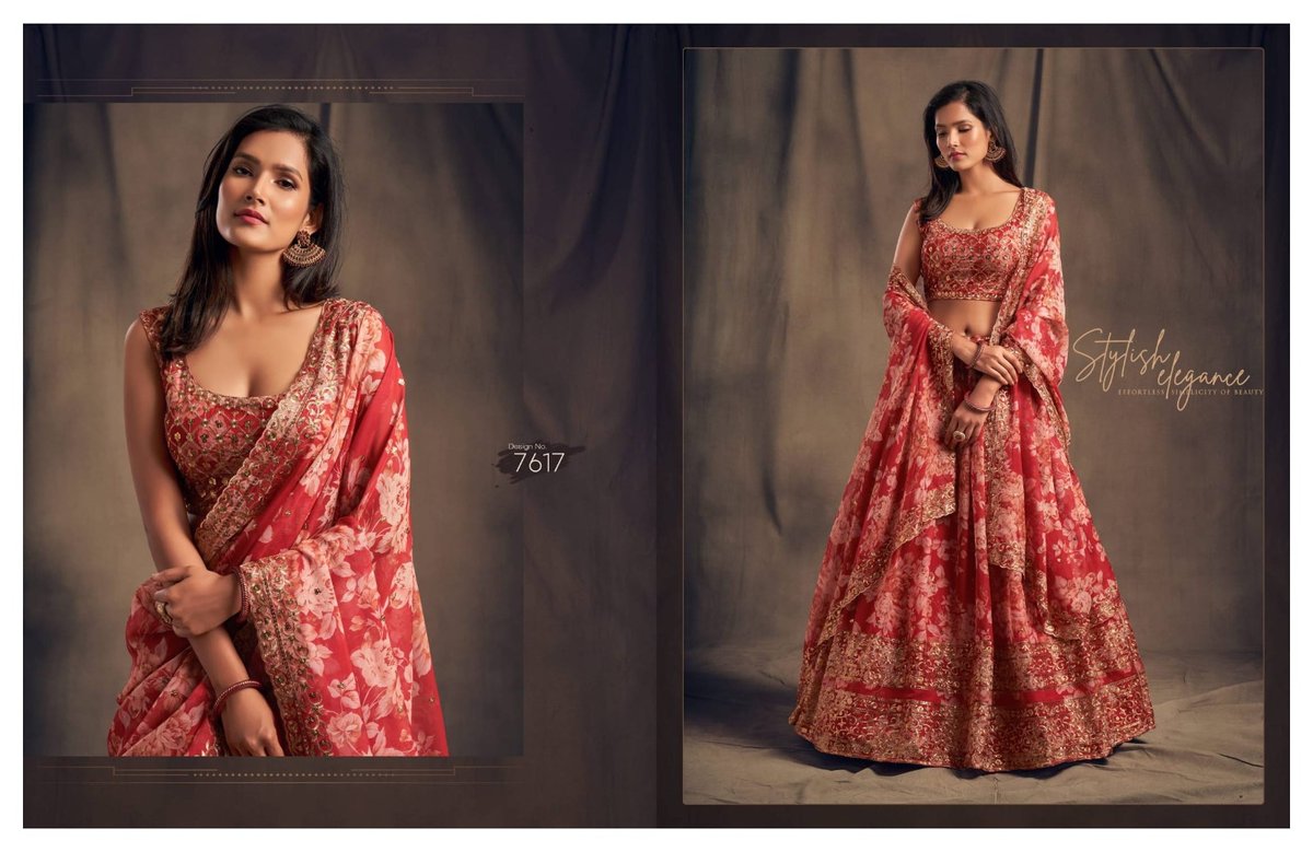 ZEEL FLORAL VOL-2 7611 TO 7619 7