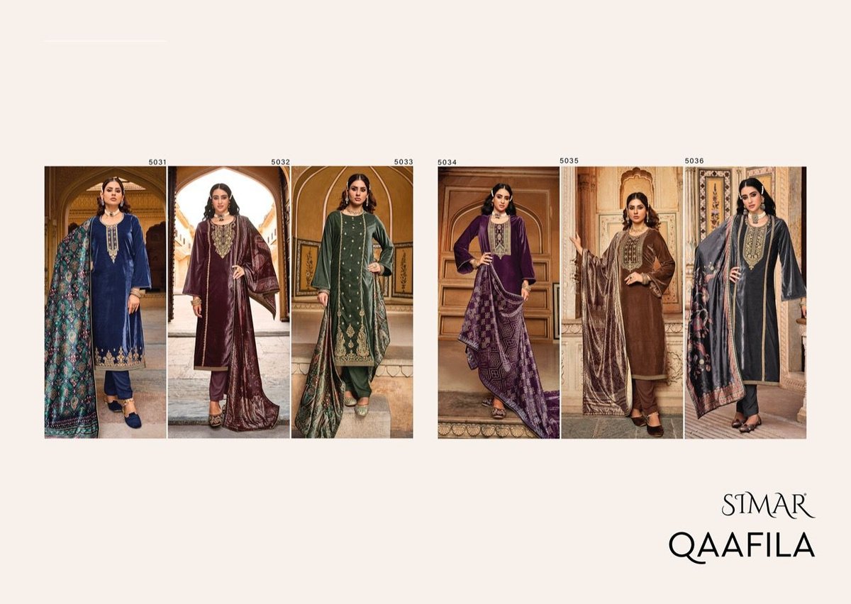 Glossy Simar Qaafila 5031-5036 Series 7