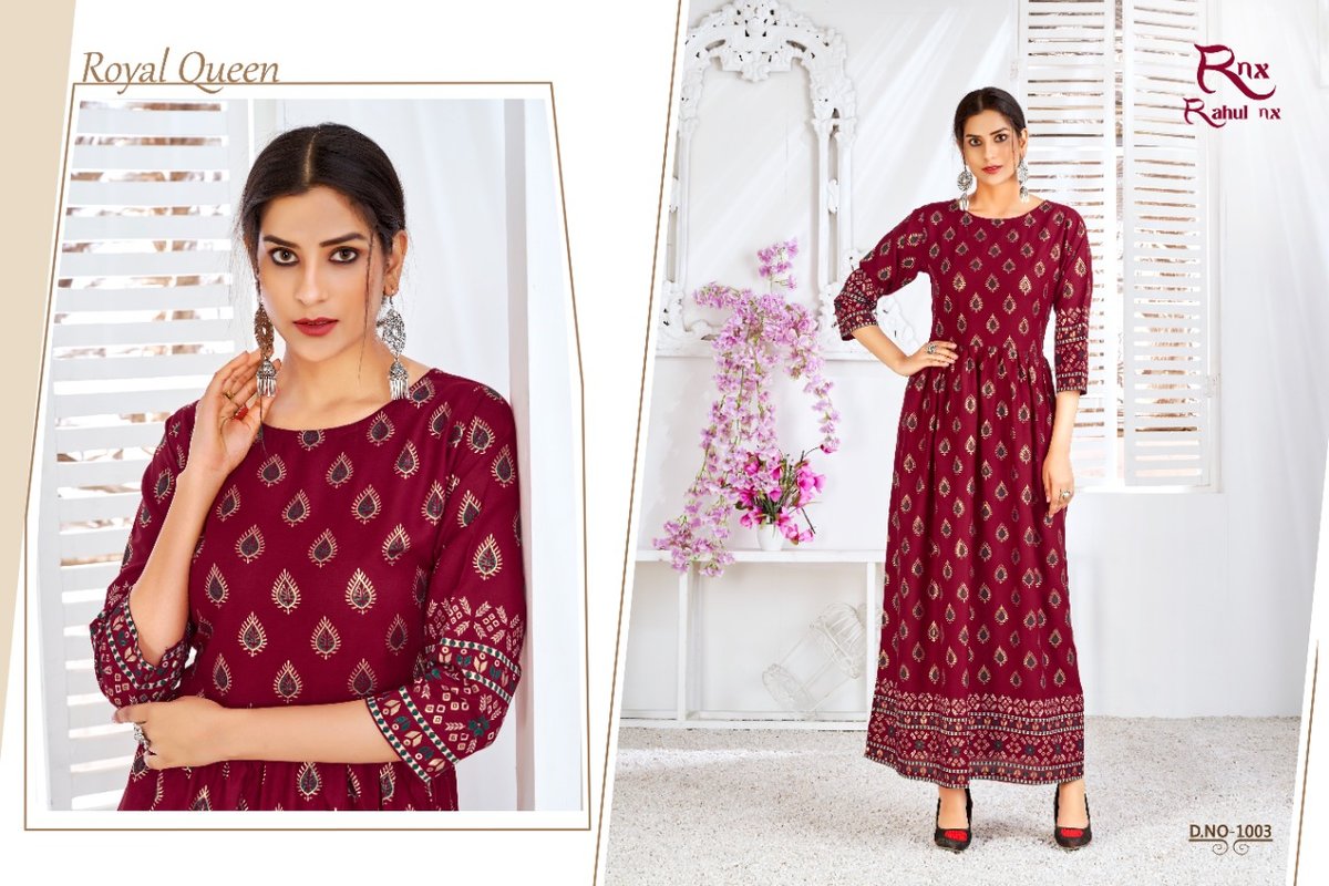 Rahul Nx Minakari Gown Vol-2 1001-1008 Series 3