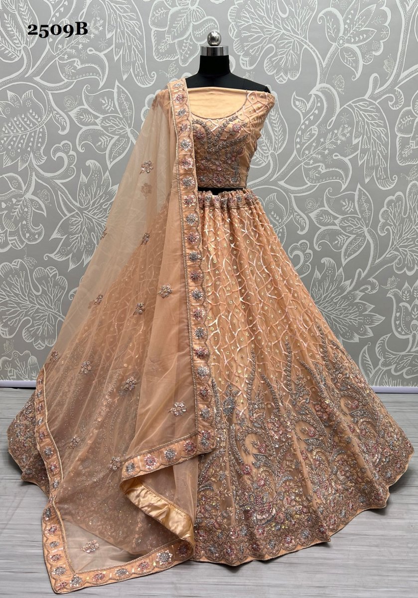 Anjani Art Bridal Lehenga 2509 Colors 5